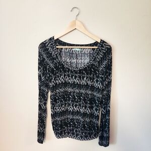 Maurice's Soft Aztec Long Sleeve Shirt